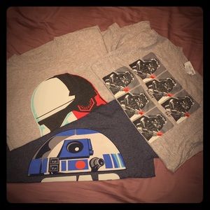3 Star Wars Short Sleeve T-shirts - Make An Offer!